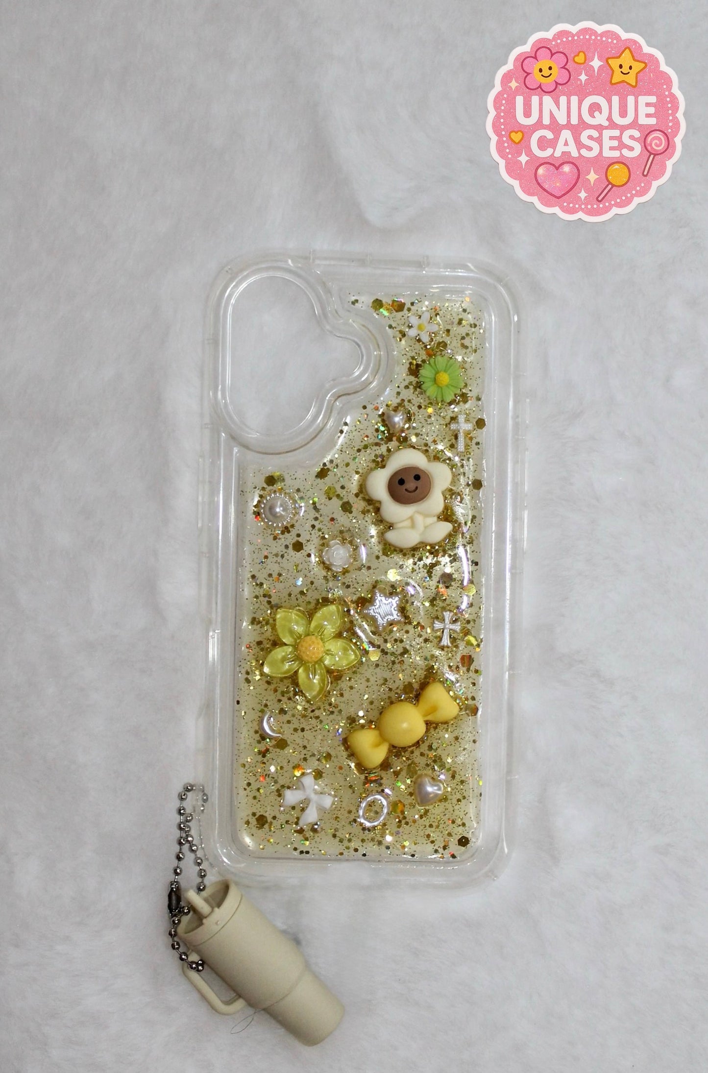 Sunny Bloom 🌼✨ - Custom Resin Case