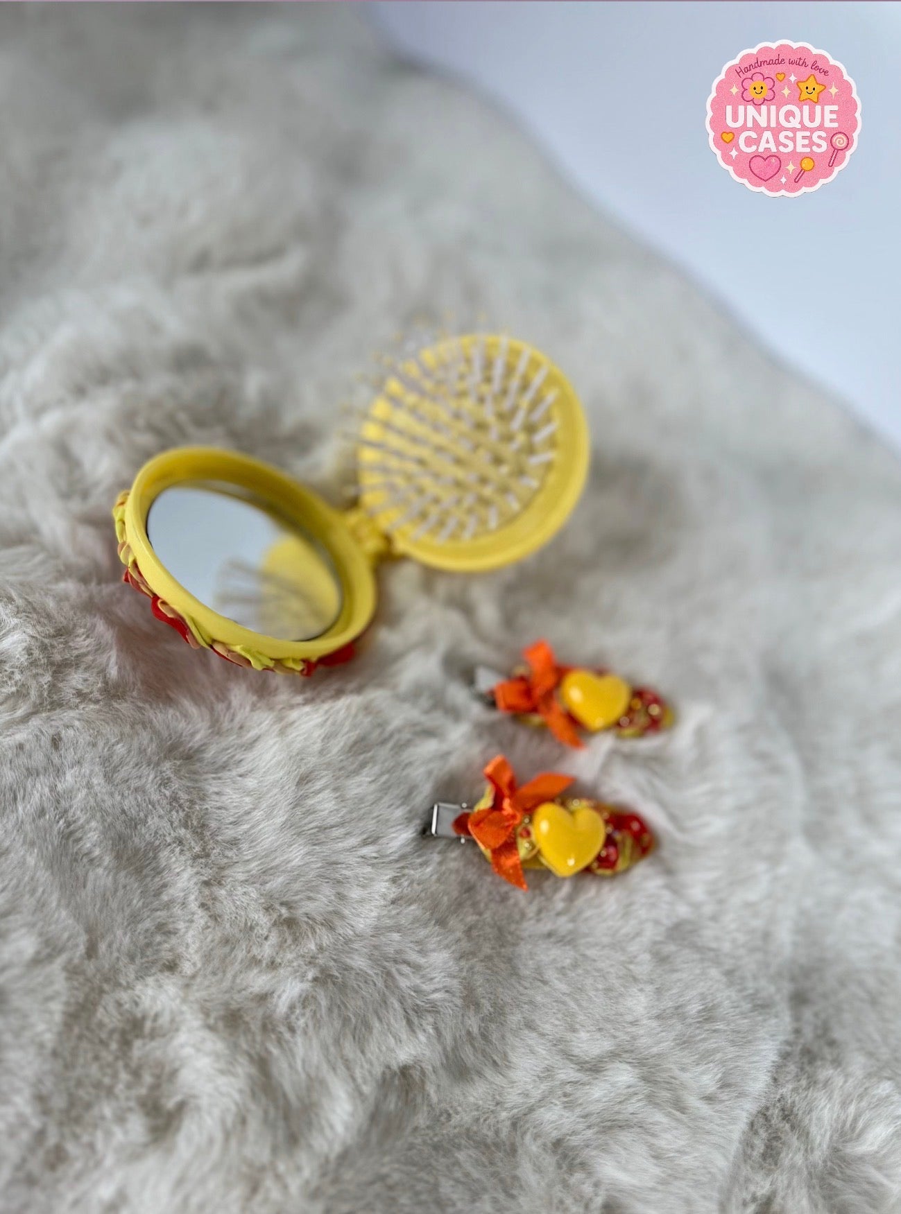 Sunset Heart Hair Set
