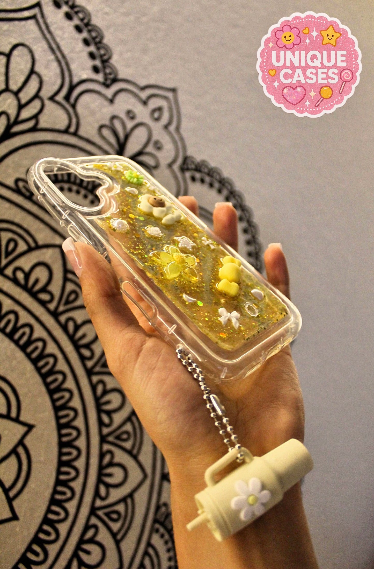 Sunny Bloom 🌼✨ -  Custom Resin Case