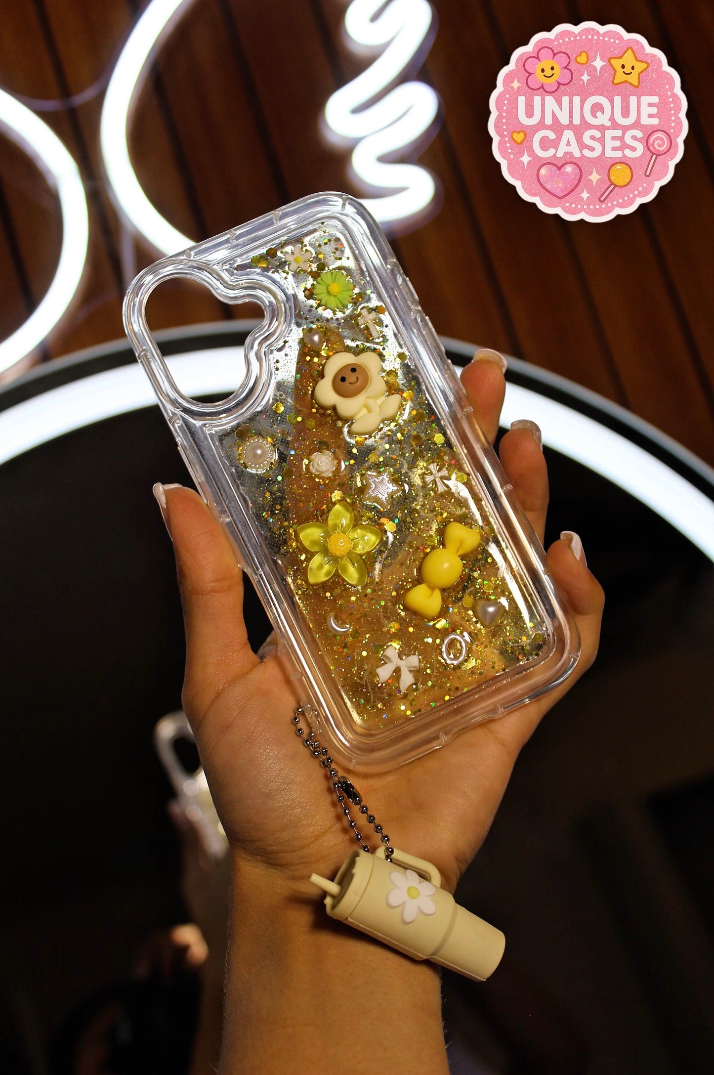 Sunny Bloom 🌼✨ -  Custom Resin Case