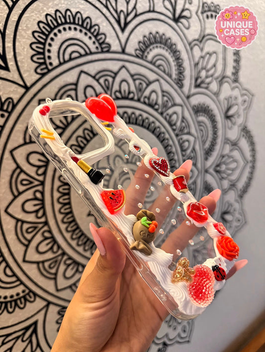 Sweet Crush 💋🍓 - Cream Edge Case