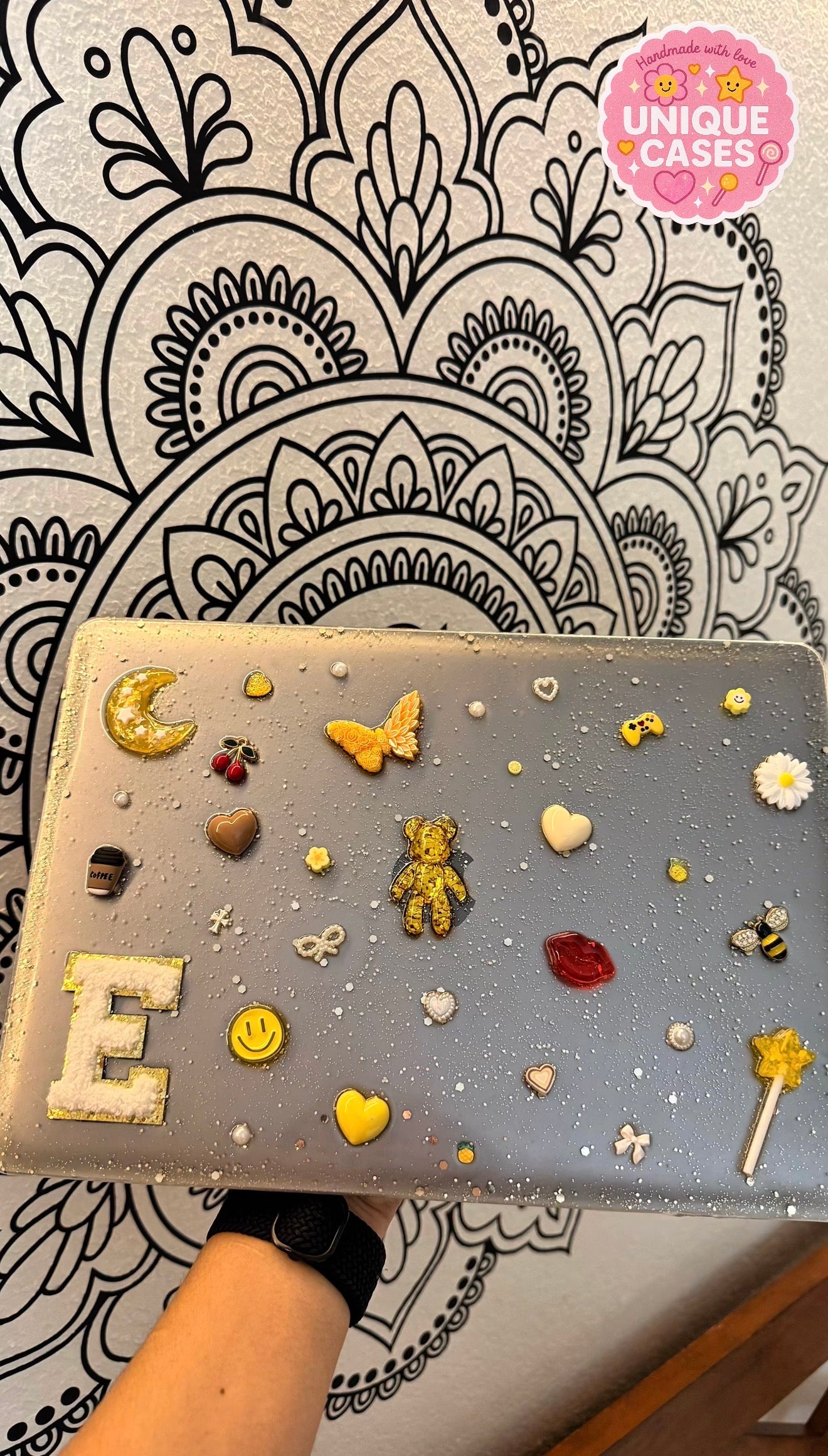Custom Aesthetic Laptop Case ✨ Handmade Charm Design