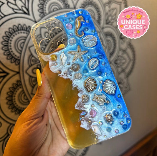 Golden Tide Ocean Case ✨🌊