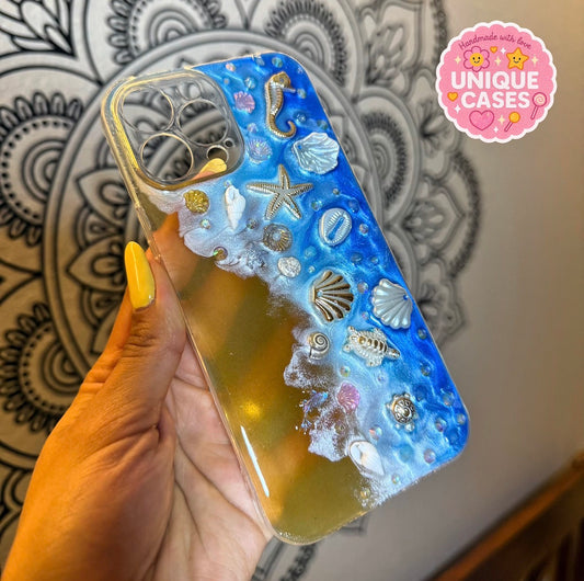 Golden Tide Ocean Case ✨🌊
